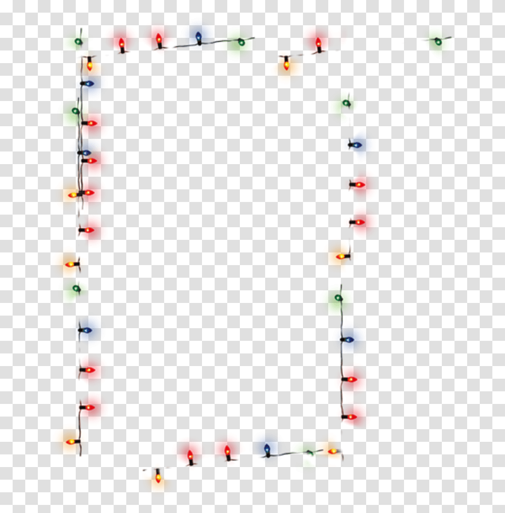 Ftestickers Christmas Frame Lights Luminous Glowing Illustration, Number, Alphabet Transparent Png