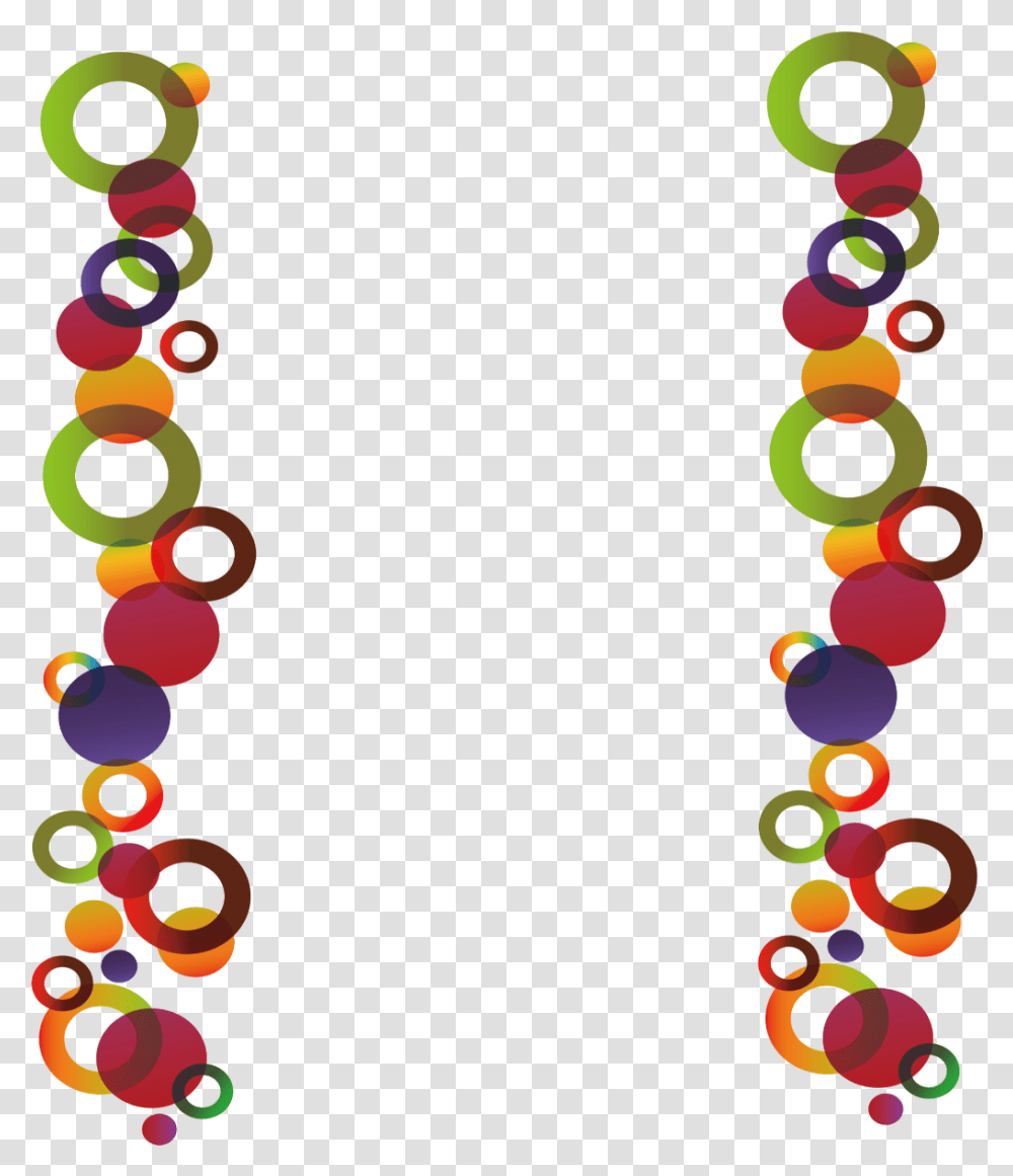 Ftestickers Circles Pattern Abstract Frame Borders Circle, Alphabet Transparent Png
