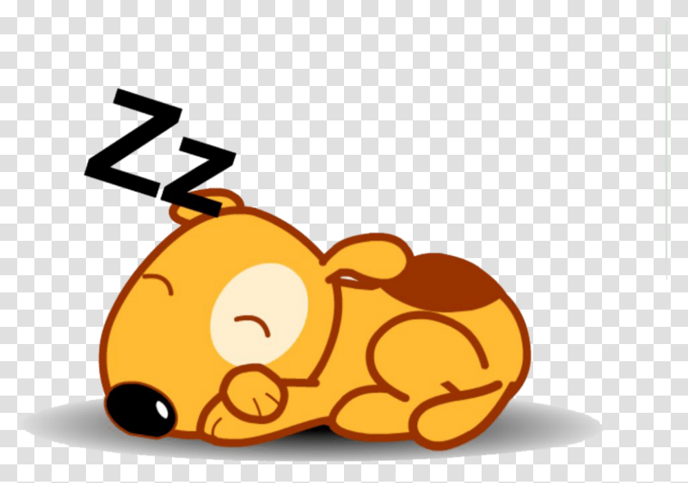 Ftestickers Clipart Dog Asleep Sleeping Cute Sleeping Dog Cartoon, Food, Bread, Bakery, Shop Transparent Png