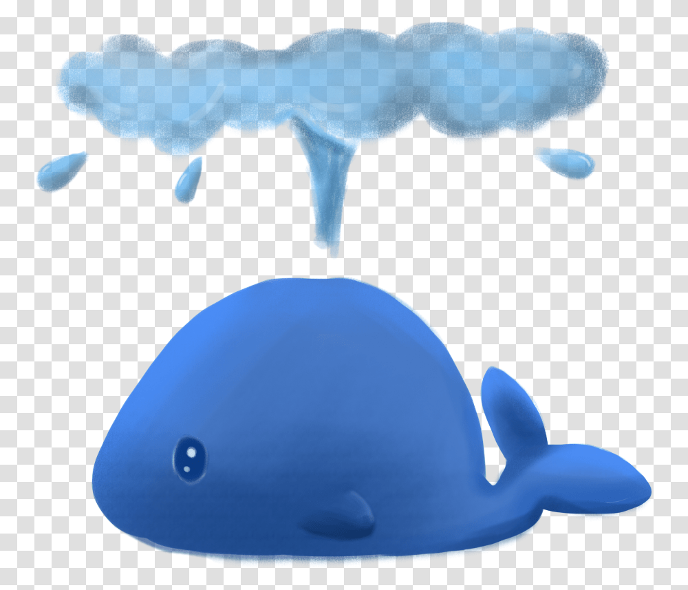 Ftestickers Clipart Whale Waterspout Cute Whale Splashing Water, Outdoors, Nature, Sea Life, Animal Transparent Png