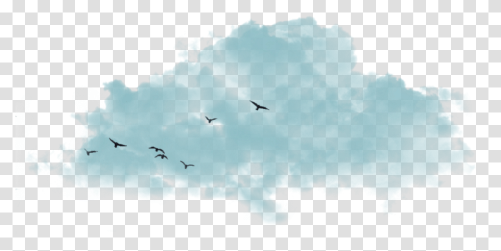 Ftestickers Cloudbirds Oblako Dlya Fotoshopa, Animal, Flying, Flock, Nature Transparent Png