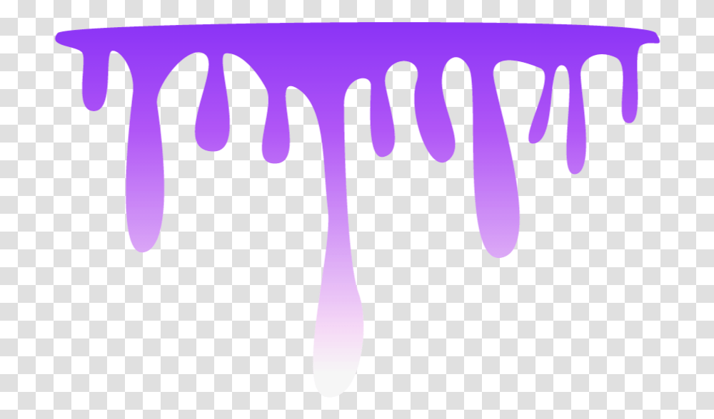 Ftestickers Drip Paint Dripping Drippy Drippingpaint Paint Drips For Picsart, Cutlery, Pattern, Purple Transparent Png