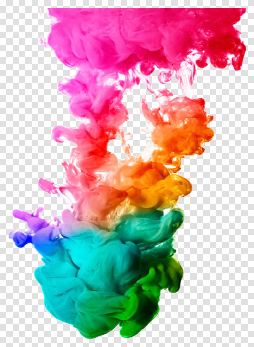 Ftestickers Effect Overlay Smoke Colorful Smoke Color Background, Paint Container, Sea Life Transparent Png