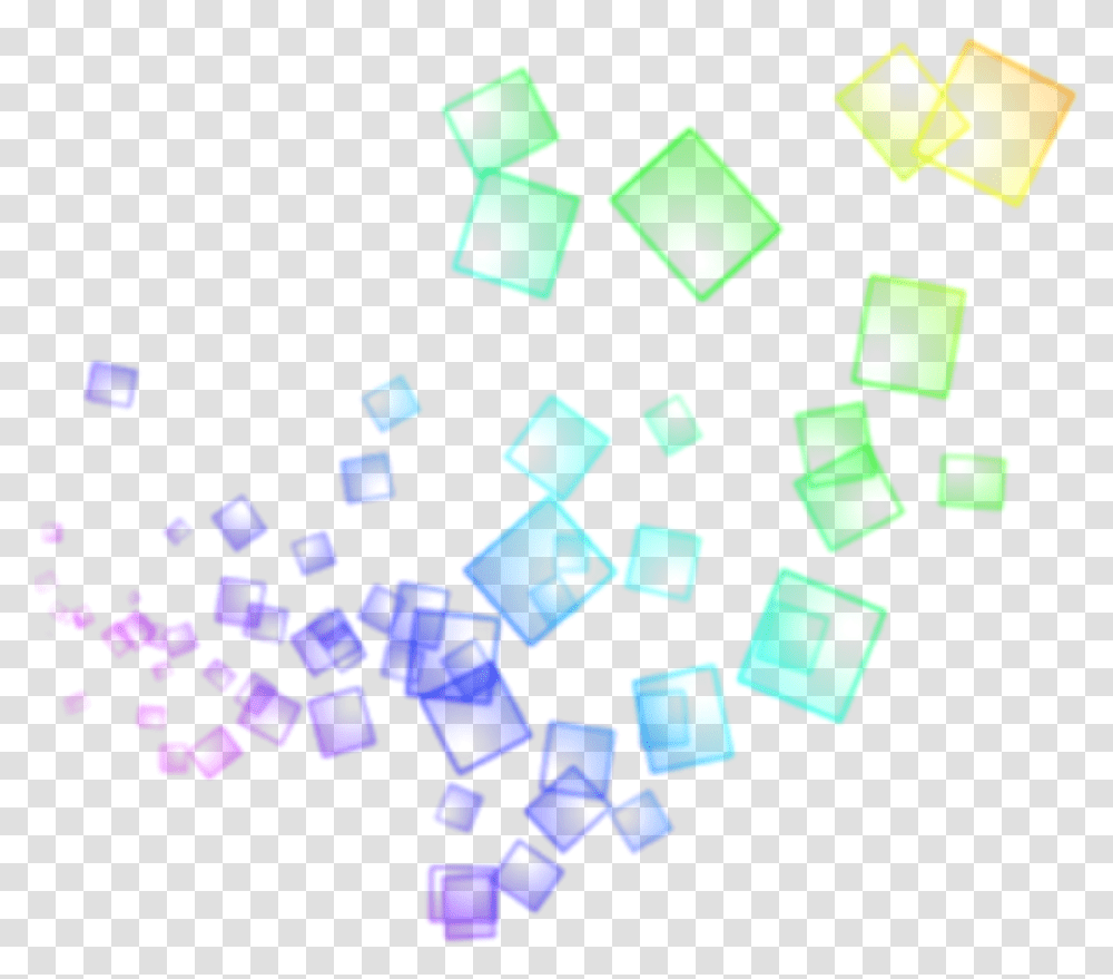 Ftestickers Effect Overlay Squares Neon Luminous Picsart Hd, Lighting, Nature, Crystal, Outdoors Transparent Png