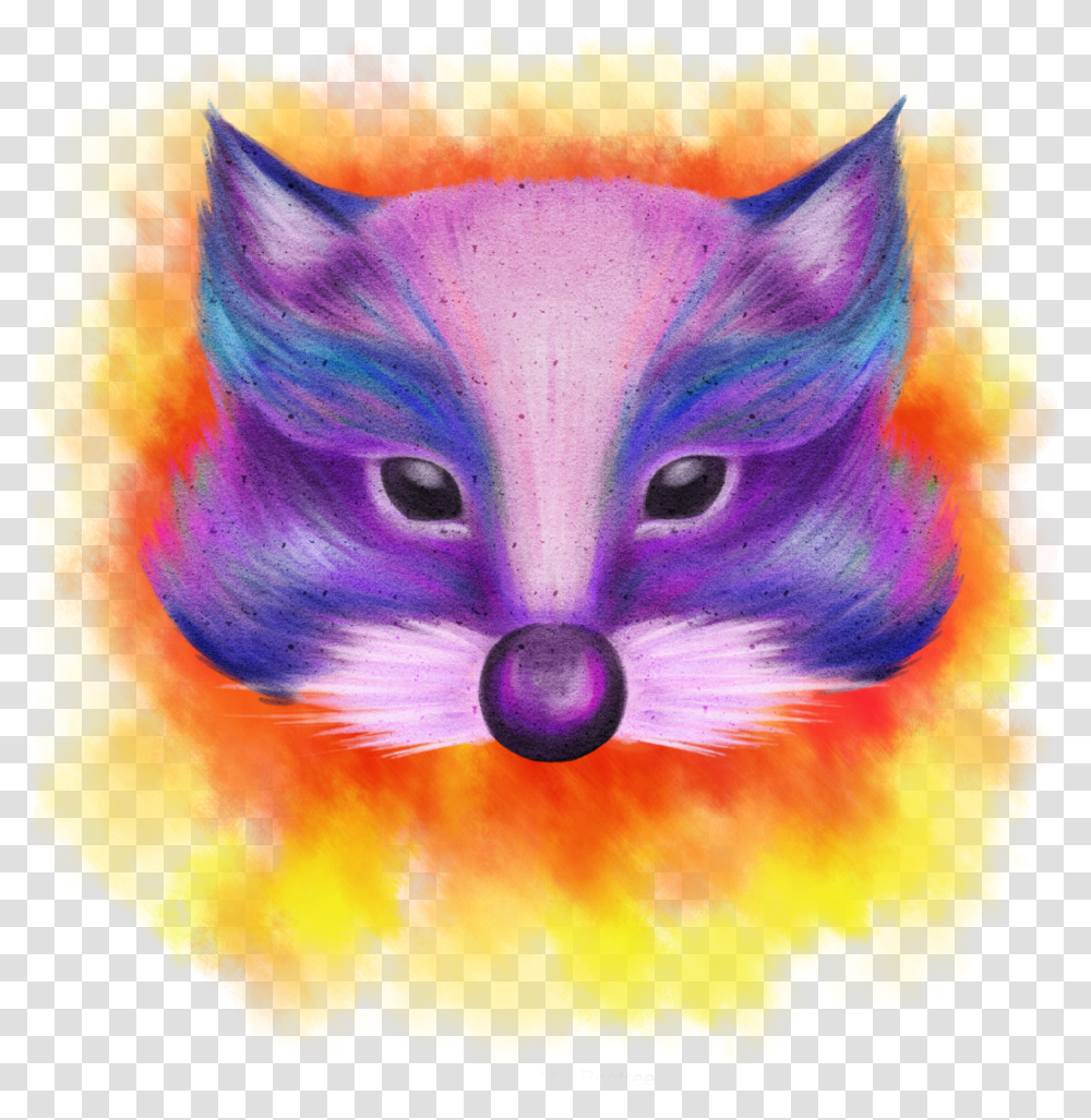 Ftestickers Fantasyart Raccoon Luminous Col Kitten Transparent Png