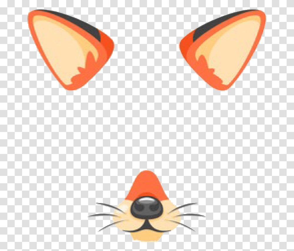 Ftestickers Fox Mask Filter Overlay Effects Makeup Fox Filter, Plectrum, Bird Transparent Png