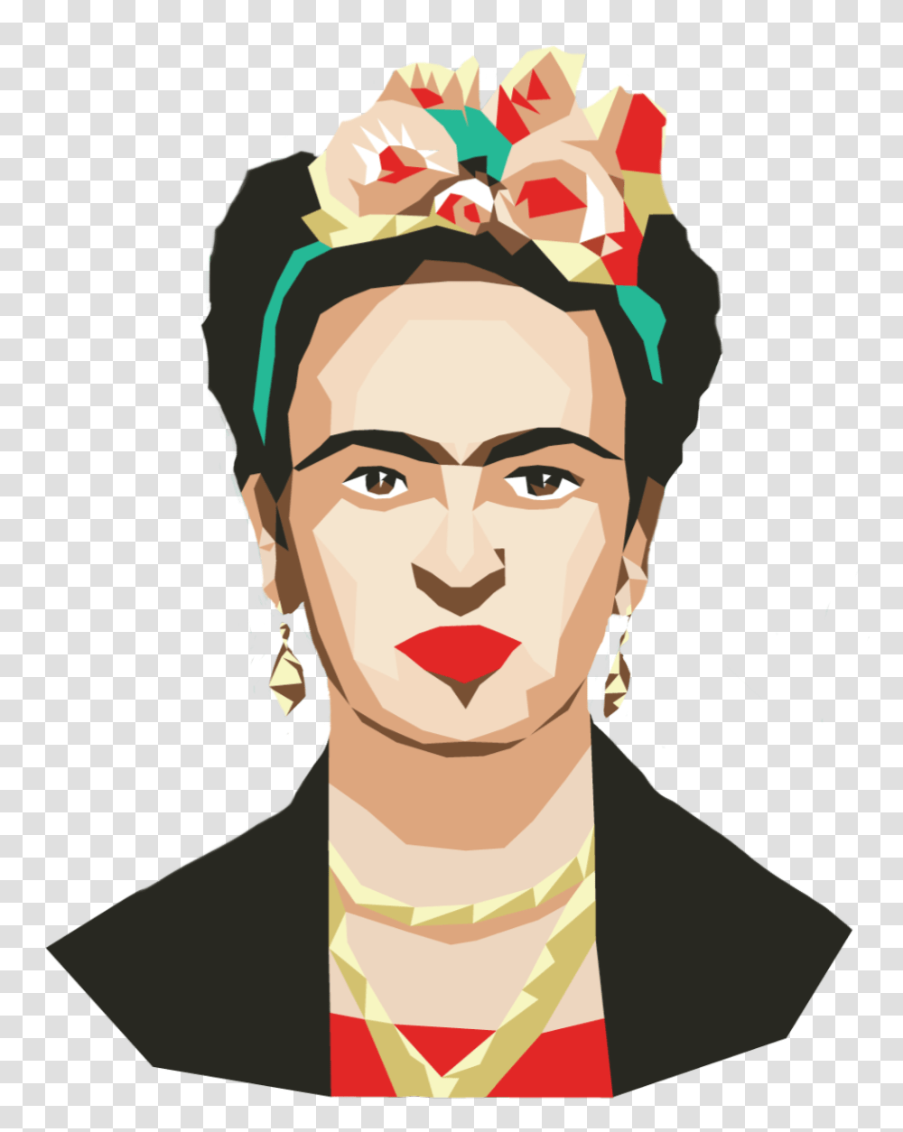 Ftestickers Frida Kahlo Fridakahlo Freetoedit, Accessories, Accessory, Tie, Head Transparent Png