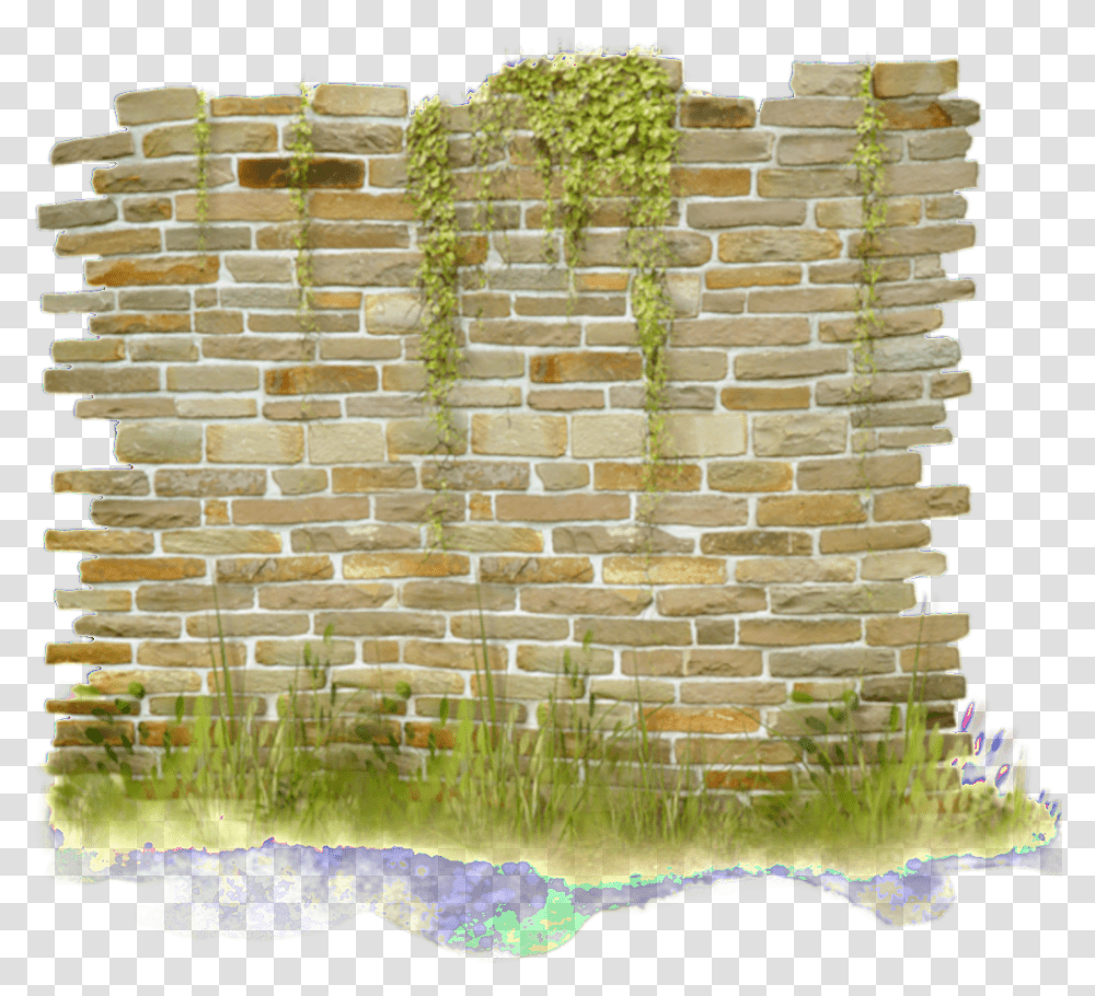Ftestickers Garden Grass Ivy Wall Brick Mur, Rug, Plant, Walkway, Path Transparent Png