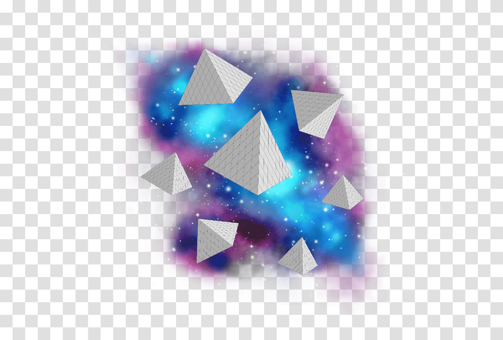 Ftestickers Geometricstickers Stardust Galaxy Triangle Triangle Transparent Png