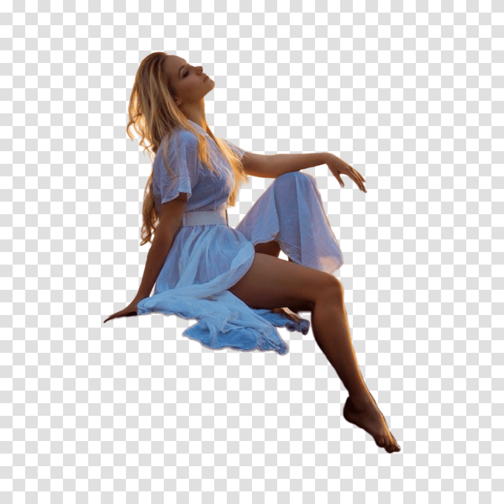 Ftestickers Girl Sitting, Dance Pose, Leisure Activities, Person, Human Transparent Png