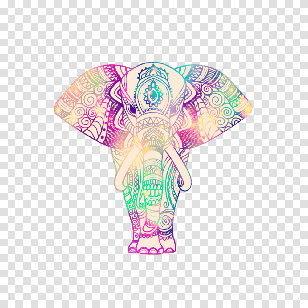 Ftestickers Glitter Sparkle Galaxy Animal Elephant Illustration, Building, Architecture, Urban, X-Ray Transparent Png