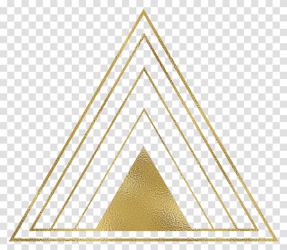 Ftestickers Gold Triangle, Bow Transparent Png