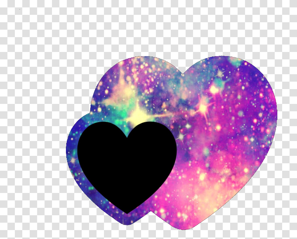 Ftestickers Heart Galaxy Glitter Sparkle Cute Heart, Purple, Light, Sunglasses, Accessories Transparent Png
