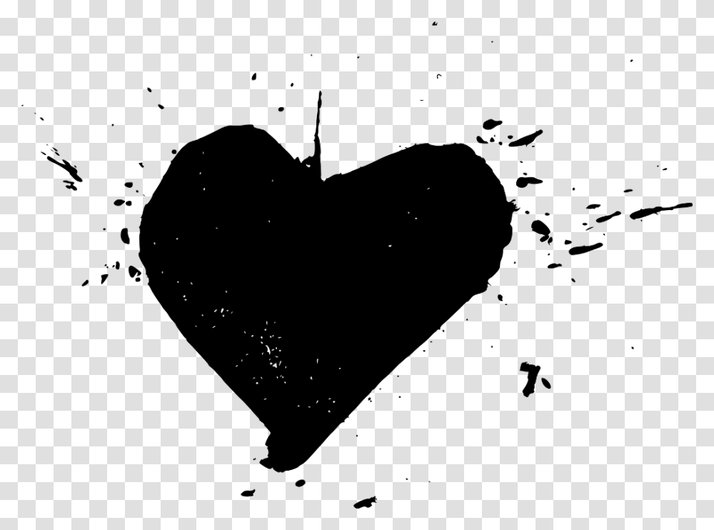 Ftestickers Heart Grunge Paint Drops Splash Stamp Grunge Heart Transparent Png