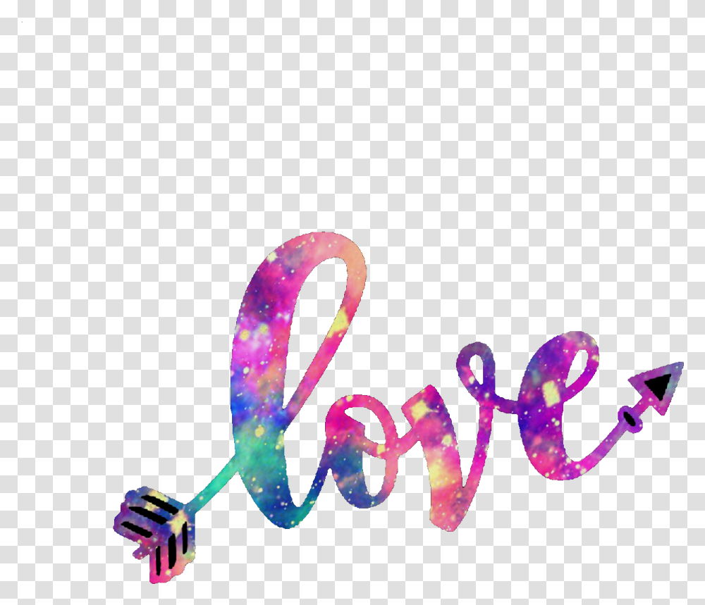 Ftestickers Love Arrows Colorful Pretty Cute Girly Girly, Light, Neon, Alphabet Transparent Png
