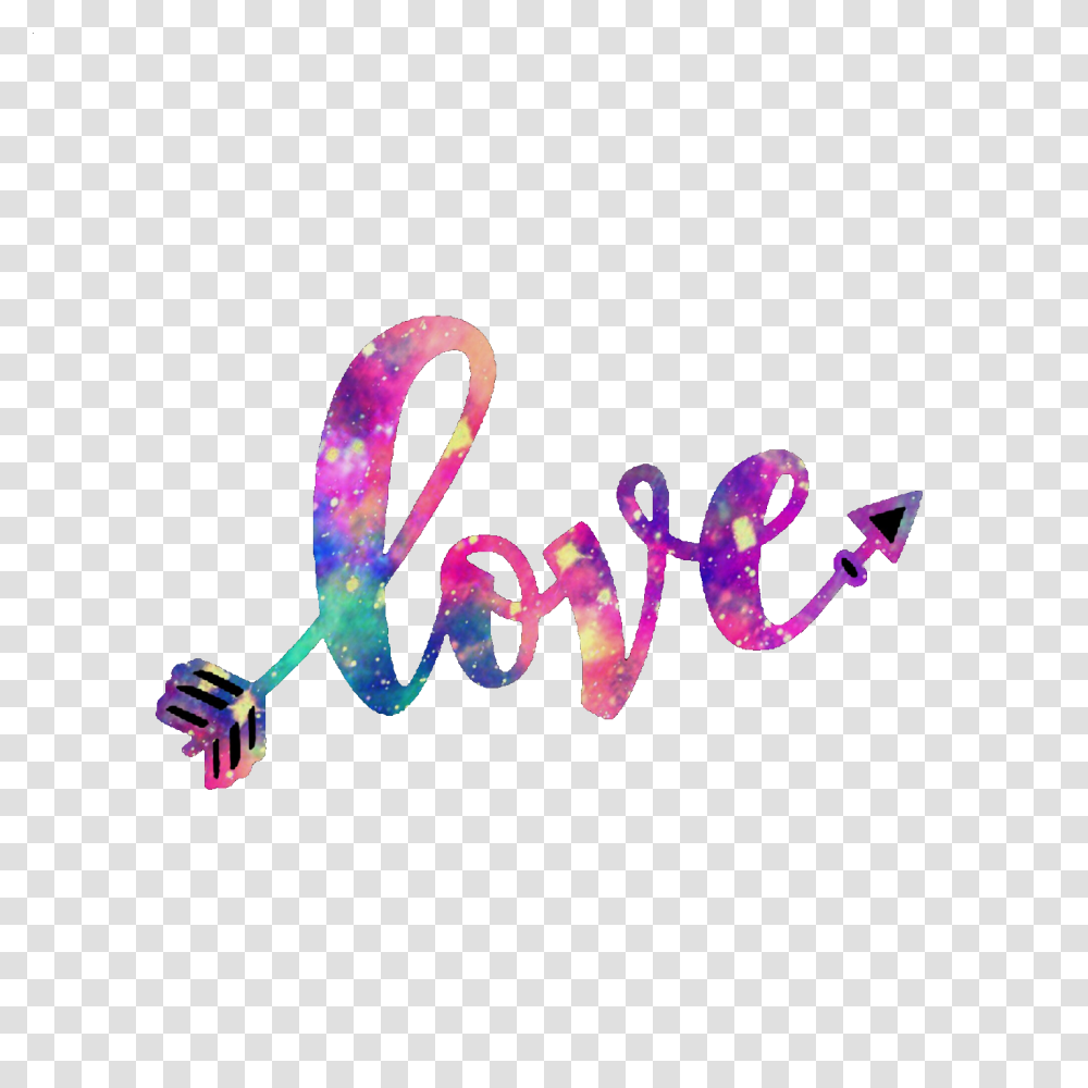Ftestickers Love Arrows Colorful Pretty Cute Girly, Purple, Light, Alphabet Transparent Png