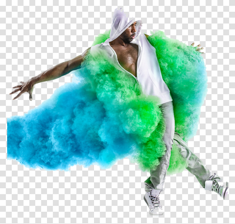 Ftestickers Man Dancer Entertainer Abstractart Dancer With A Colour Explosion Transparent Png