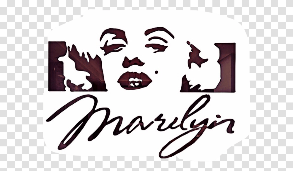 Ftestickers Marilynmonroe Marilyn Freetoedit Wall Decal, Handwriting, Label, Mustache Transparent Png