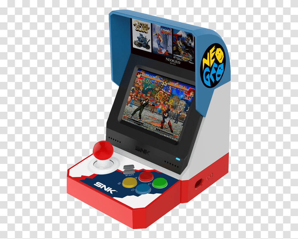 Ftestickers Neogeo Snk Arcade Console Videogame Snk Neo Geo Mini, Arcade Game Machine, Person, Human, Electronics Transparent Png