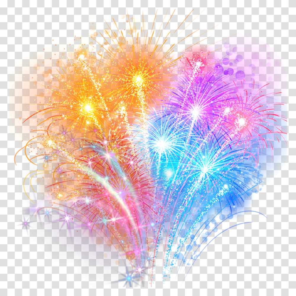Ftestickers New Year Fireworks, Nature, Outdoors, Night, Lighting Transparent Png