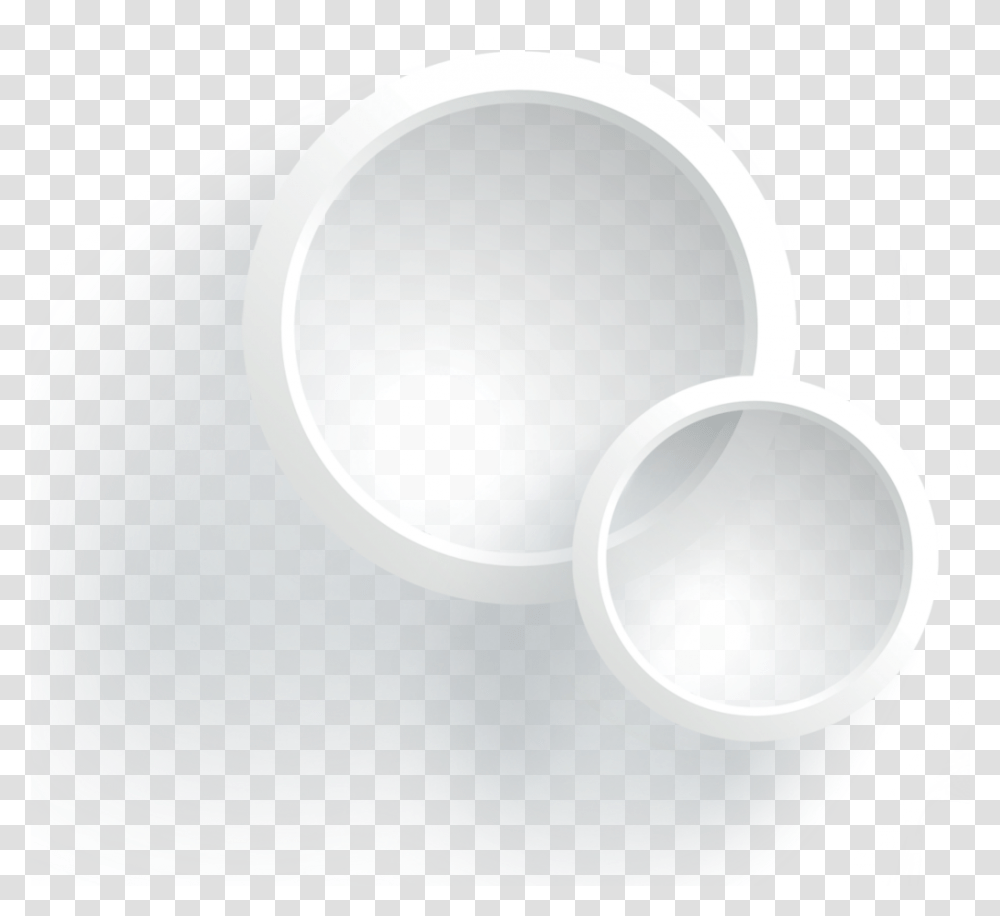Ftestickers Overlay Frame Circles 3deffect White Circle, Bowl, Porcelain, Pottery Transparent Png