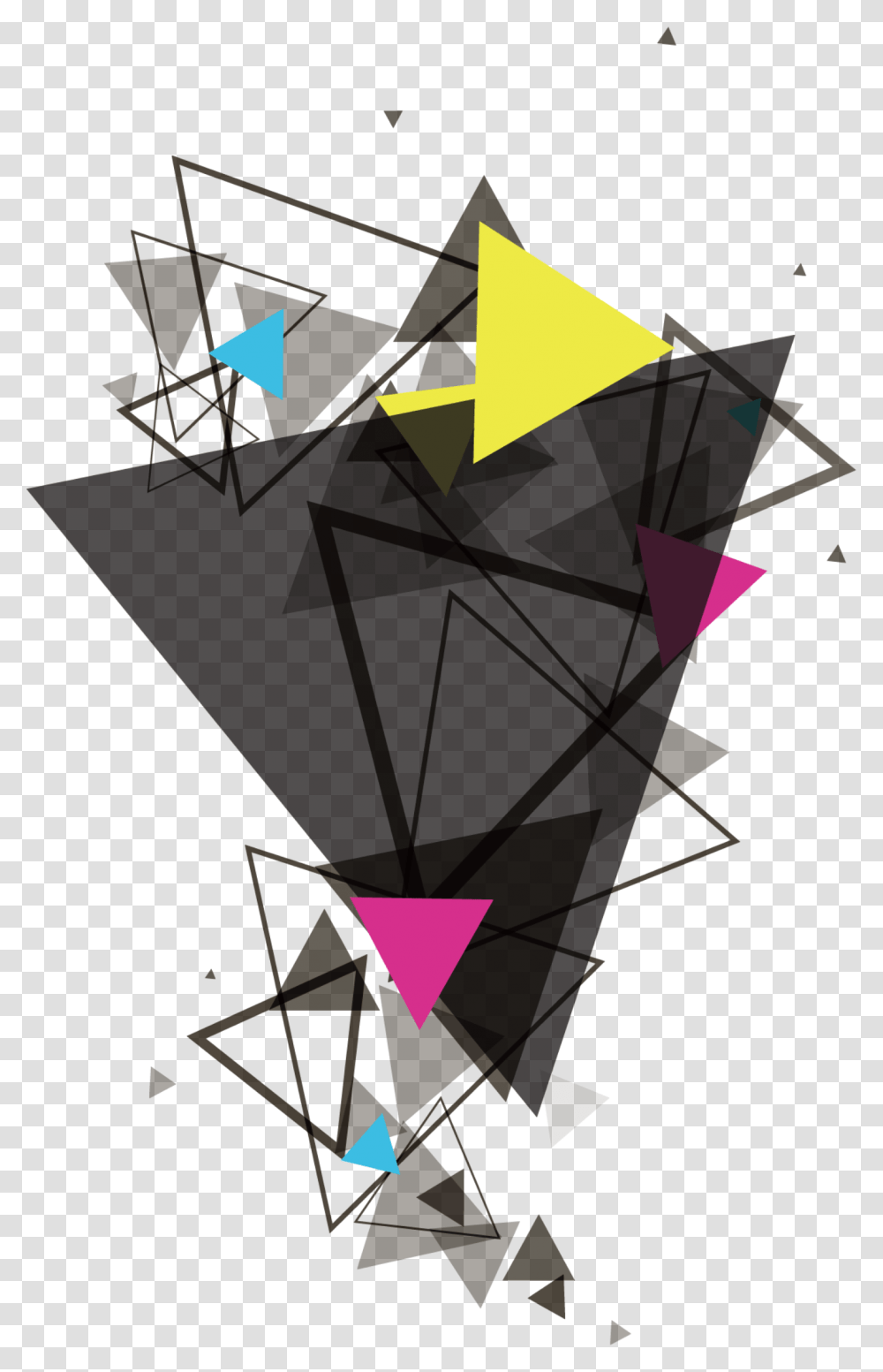 Ftestickers Overlay Pattern Triangles Abstract Treugolnik, Modern Art Transparent Png