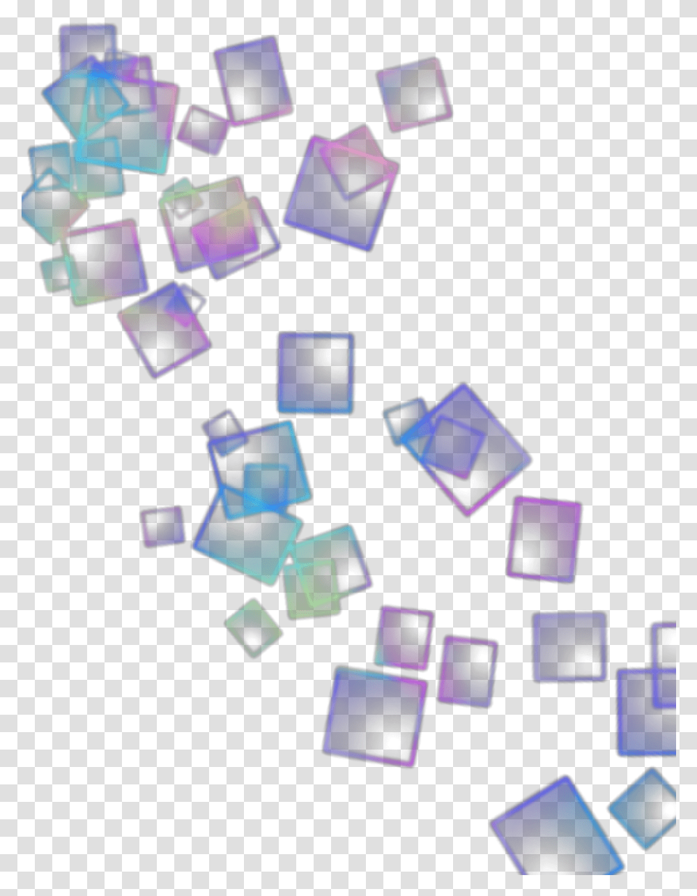 Ftestickers Overlay Squares Holographic Aesthetic Graphic Design, Crystal, Metropolis Transparent Png