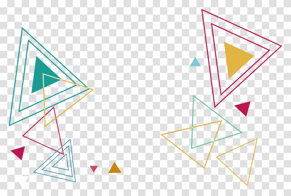 Ftestickers Overlay Triangles Geometricpattern Triangle Geometric Pattern, Star Symbol Transparent Png