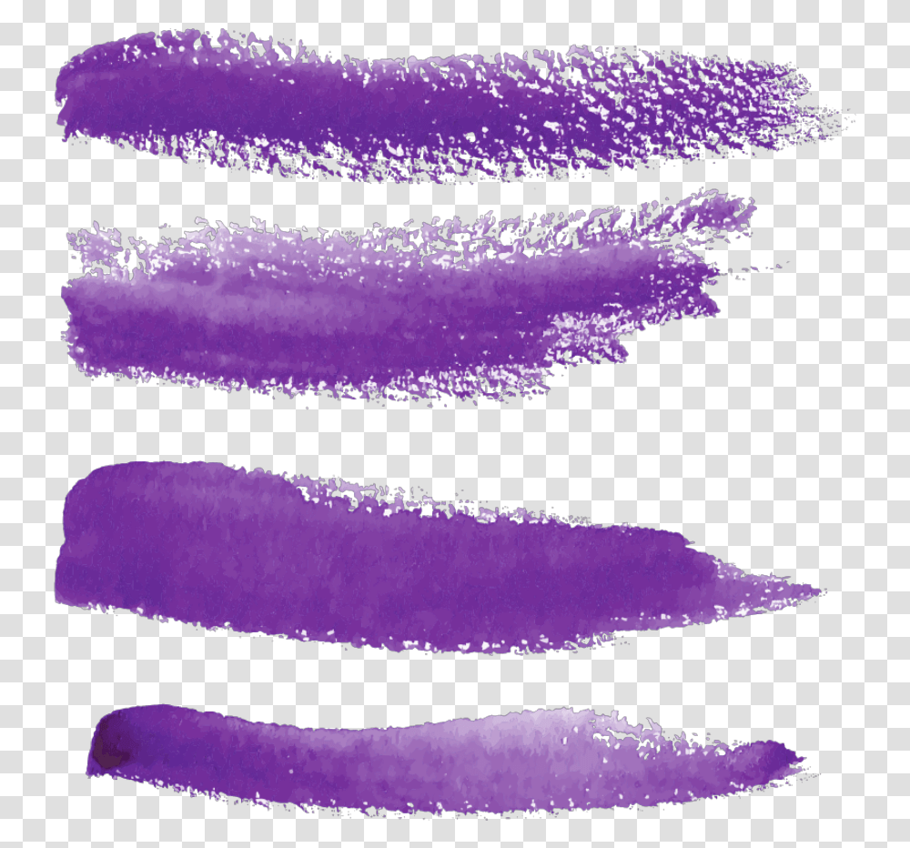 Ftestickers Paint Brushstrokes Purple Brush Stroke Purple Paint, Plant, Rug, Animal, Sea Life Transparent Png