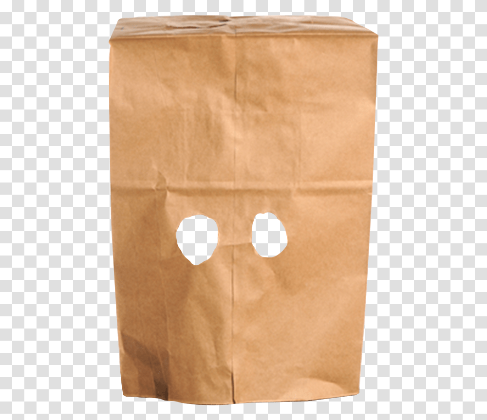 Ftestickers Paper Bag Face Noface Paper Bag Face, Cardboard Transparent Png
