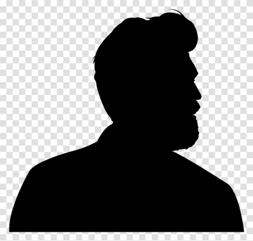 Ftestickers Silhouette Man People Men Florence Nightingale Silhouette, Gray, World Of Warcraft Transparent Png