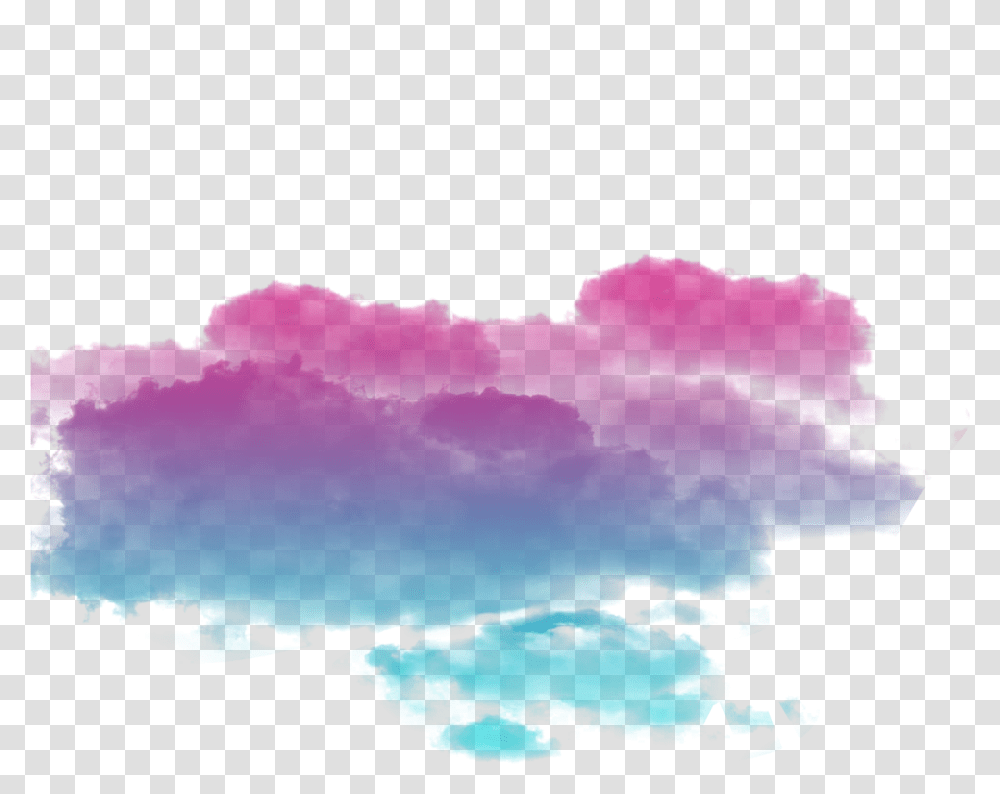 Ftestickers Sky Clouds Colorful Colorful Clouds, Nature, Bird, Outdoors, Silhouette Transparent Png