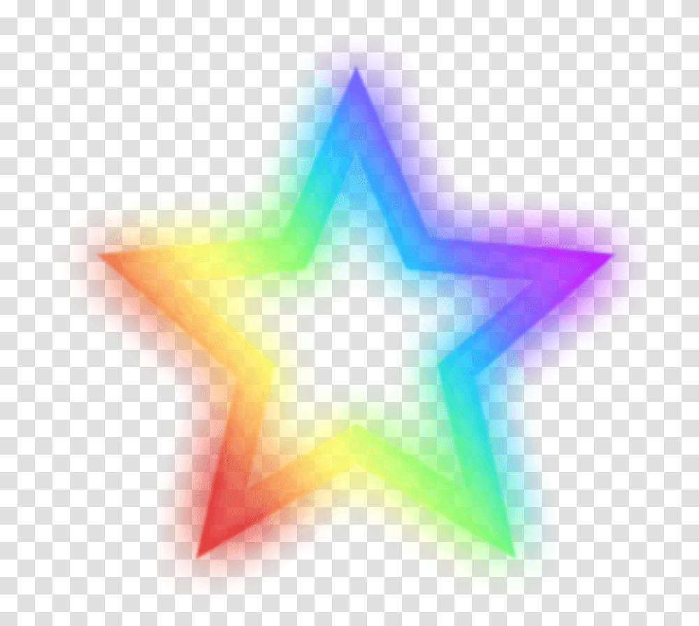 Ftestickers Star Rainbow, Star Symbol Transparent Png