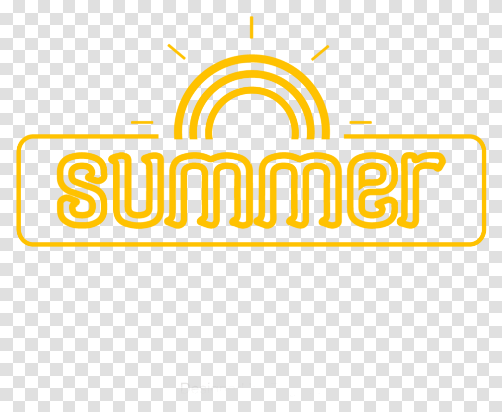 Ftestickers Text Typography Wordart Summer Cute Summer Word Yellow, Logo, Building, Alphabet Transparent Png