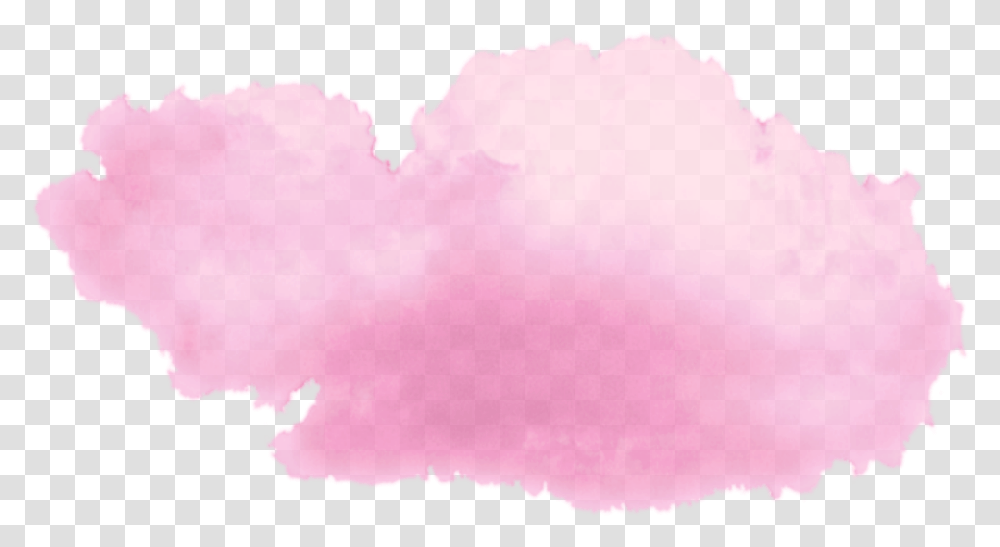 Ftestickers Watercolor Cloud Aesthetic Pink Watercolor Paint, Nature, Outdoors, Weather, Sky Transparent Png