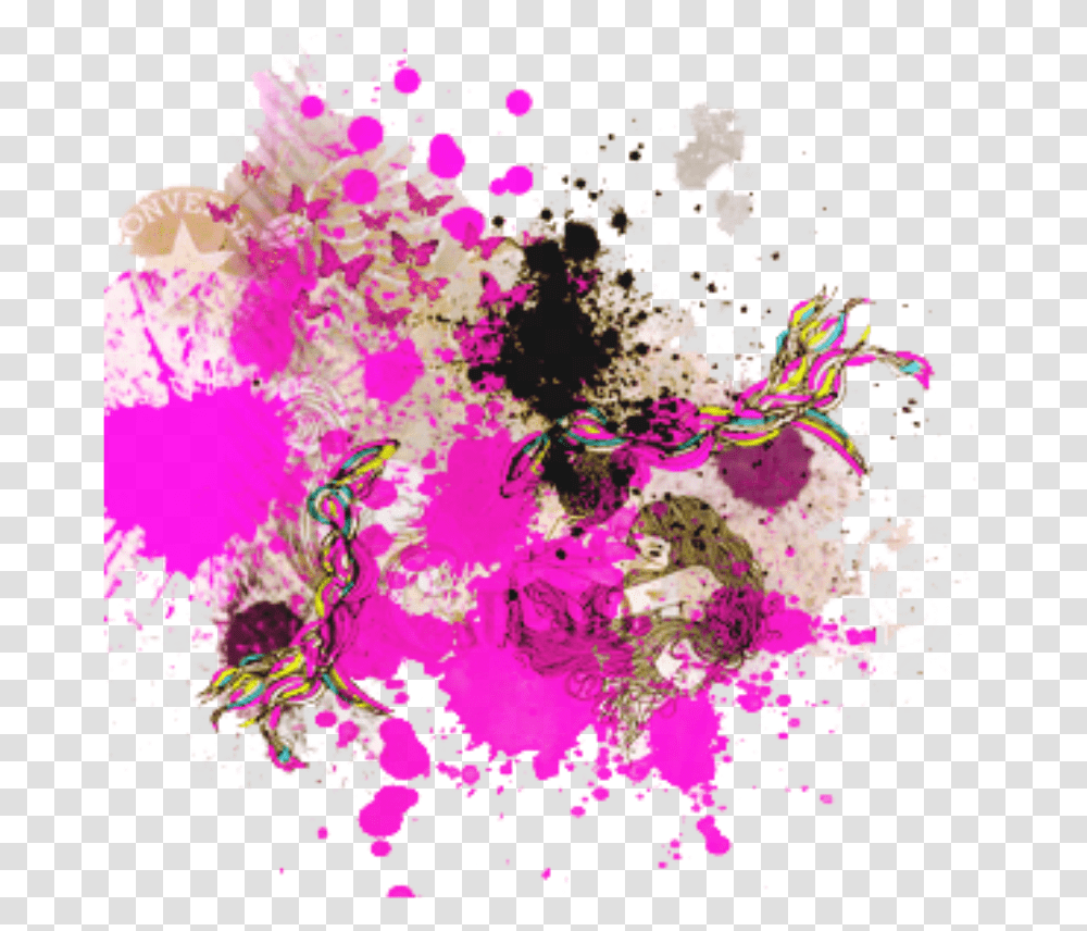 Ftestickers Watercolor Splatter Graffiti Graffitiart, Pattern, Ornament, Fractal Transparent Png