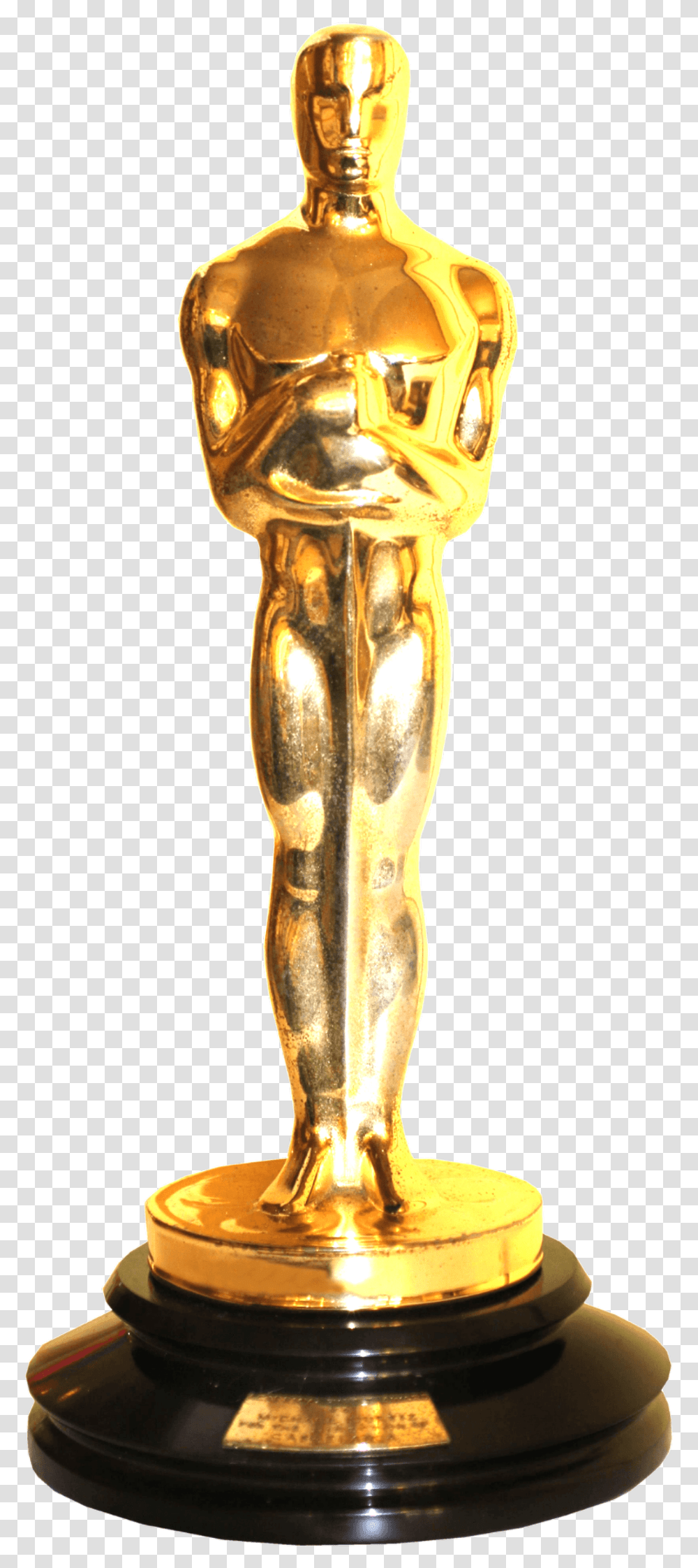 Fteyellow Oscars Yellow Award, Gold, Bronze, Lamp, Figurine Transparent Png