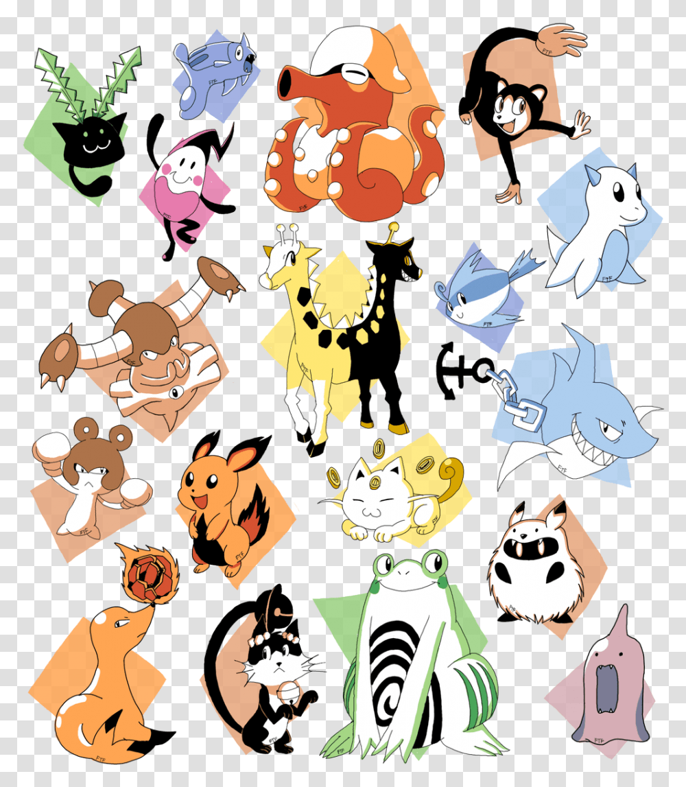 Ftf The Toonistfelix Cat's 100th Anniversary Lost Pokemons, Graphics, Art, Paper, Poster Transparent Png
