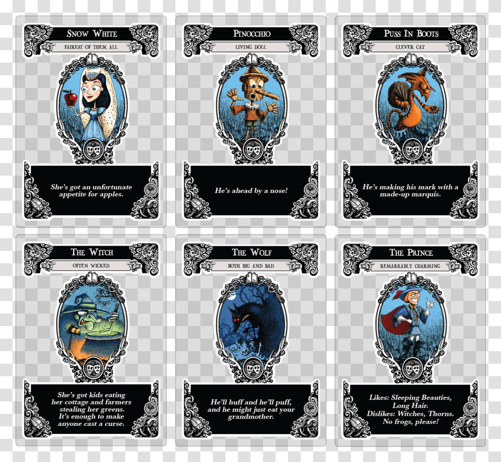 Ftg Characters Fairytale Gloom Card Game, Id Cards, Comics Transparent Png