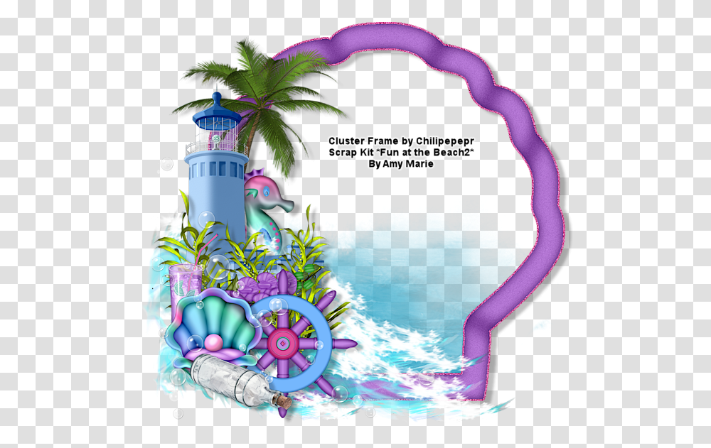 Ftu Ct Cluster Frame And Tag Fun At The Beach, Tower, Architecture, Building, Bird Transparent Png