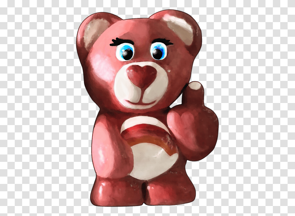 Fu Rainbow Carebear Art Iphone 11 Pro Max Case Rainbow Care Bear, Figurine, Toy, Head Transparent Png