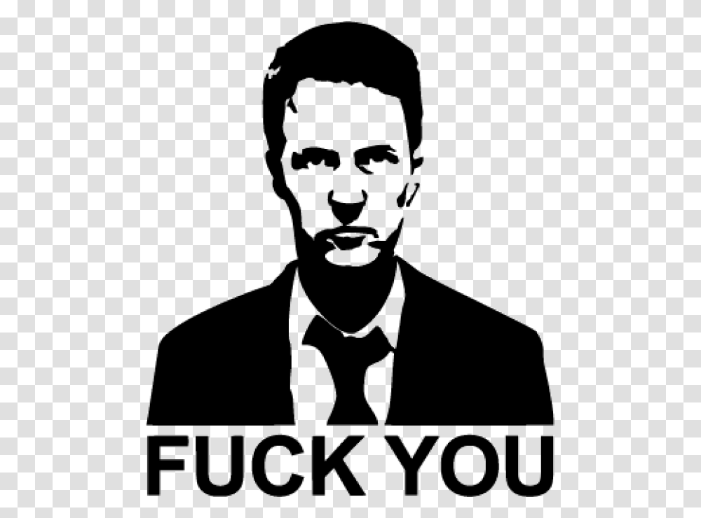 Fuck You Fuck You Fight Club, Head, Face, Person, Human Transparent Png