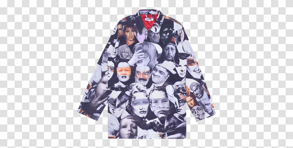 Fucking Awesome Faces Collage Trench Coat Arrow & Beast Fucking Awesome Trench Coat, Clothing, Sweatshirt, Sweater, Hoodie Transparent Png
