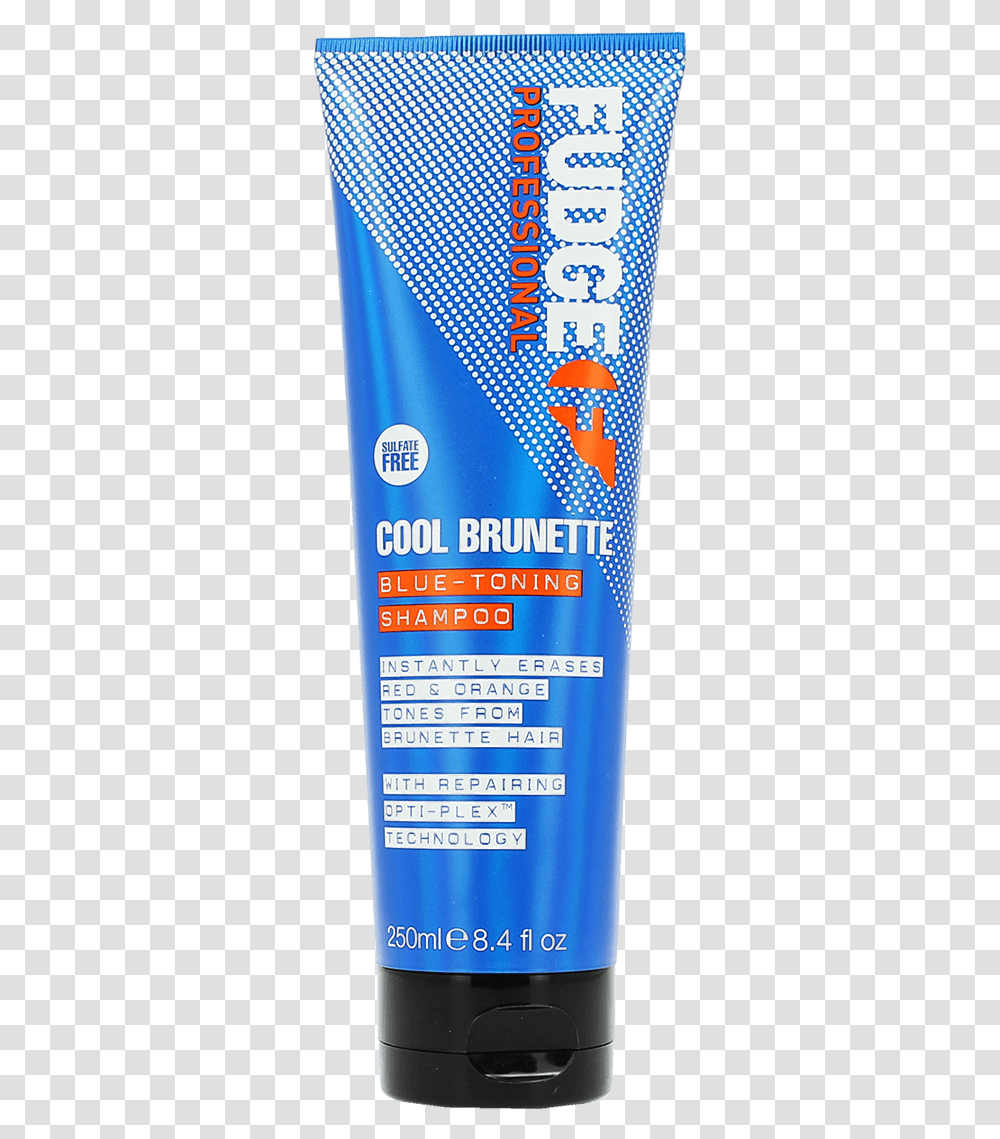 Fudge Cool Brunette Blue Toning Shampoo 250ml Hair Care, Sunscreen, Cosmetics, Bottle, Lotion Transparent Png