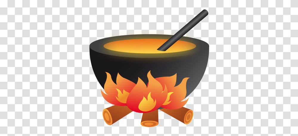 Fuego Cooking Pot Potion Halloween Food Cooking Icon, Lamp, Fire, Flame Transparent Png