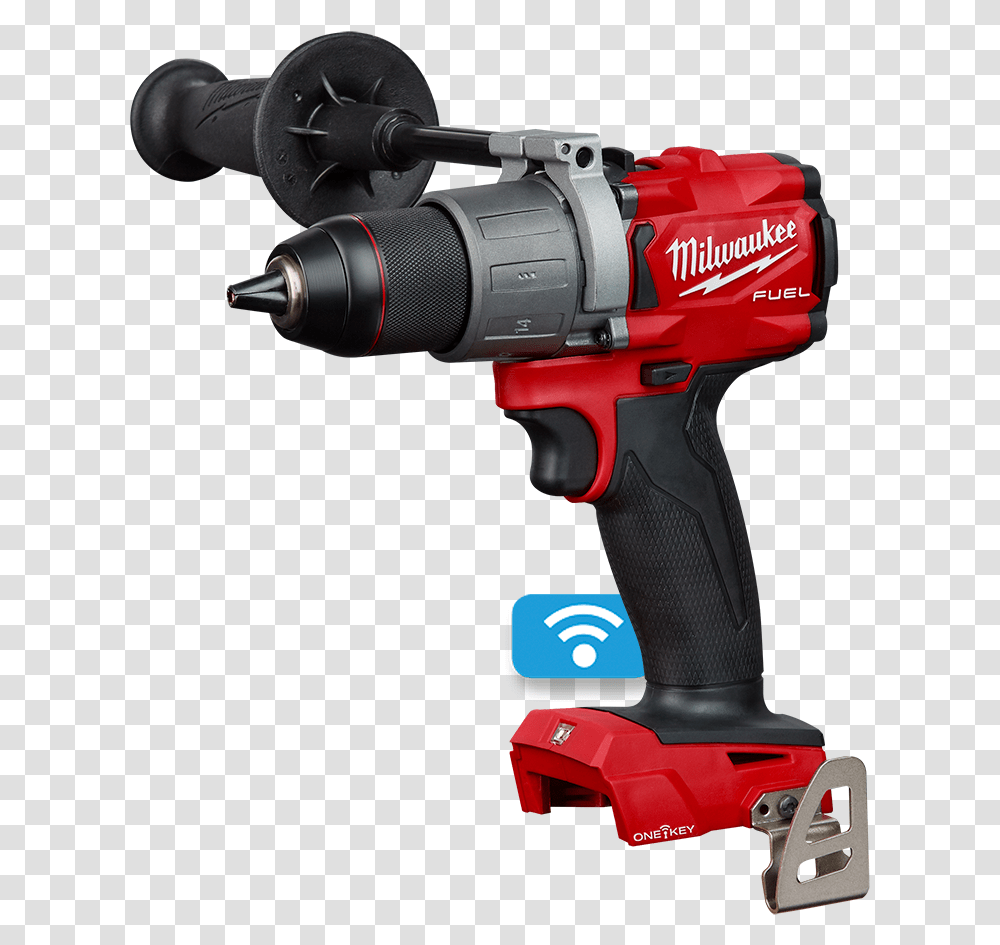 Fuel 13mm Hammer Drilldriver W One Key Milwaukee Fuel One Key Drill, Power Drill, Tool Transparent Png
