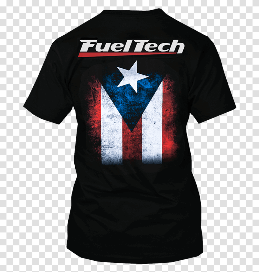 Fueltech Puerto Rico Flag T Shirt Fuel Tech, Apparel, T-Shirt, Jersey Transparent Png
