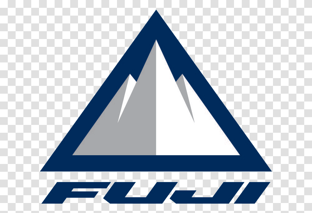 Fuji Bikes Building The Best For 120 Years Fuji Bikes Logo, Triangle, Symbol, Trademark Transparent Png