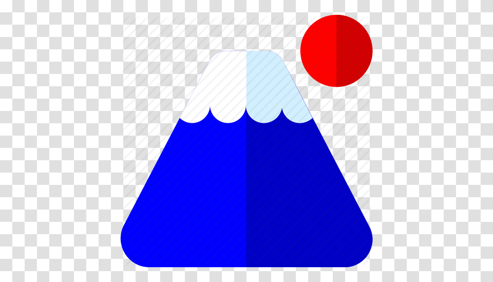 Fuji Moutain Sun Sunny Icon, Apparel, Party Hat, Cone Transparent Png