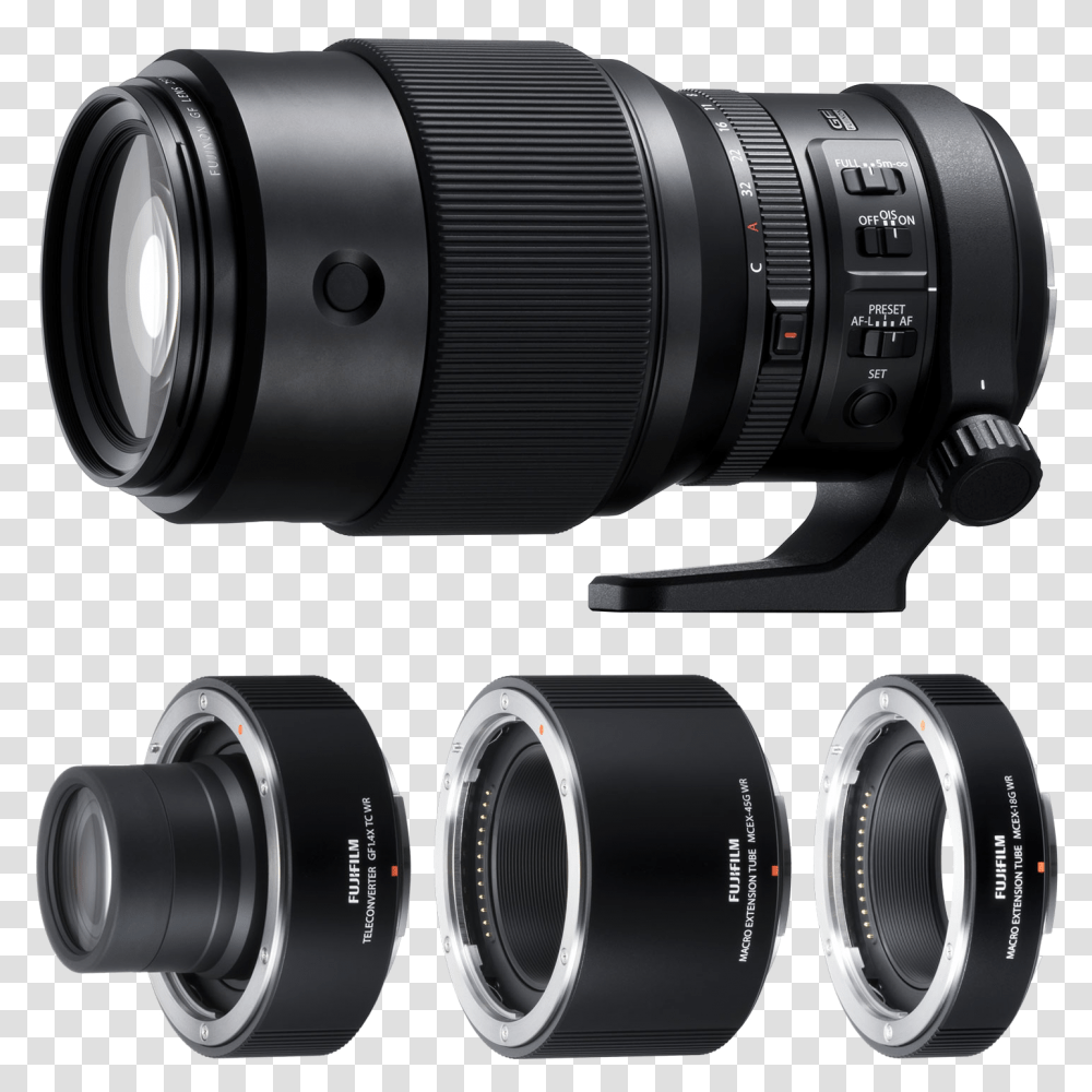 Fujifilm Expands Lens Series For The Medium Format Gf 250mm F4 R Lm Ois Wr, Camera Lens, Electronics Transparent Png